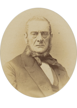 Jacob Baart de la Faille, hoogleraar Geneeskunde te Groningen en voorzitter van de NMG in 1855
