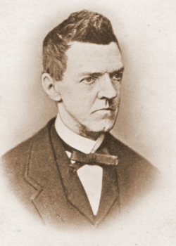 Adriaan Abraham Fokker, lector Pathologie en Therapie aan de Klinische School van Middelburg en voorzitter van de NMG in 1854