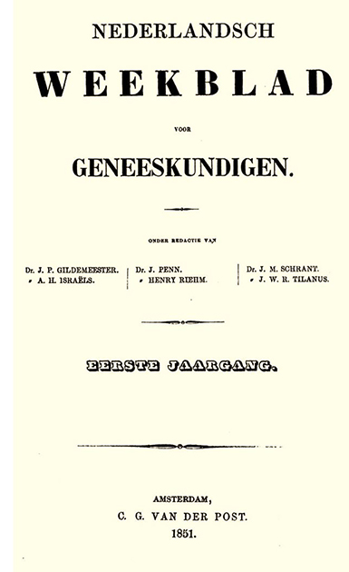 Nederlandsch Weekblad voor Geneeskundigen 1851
